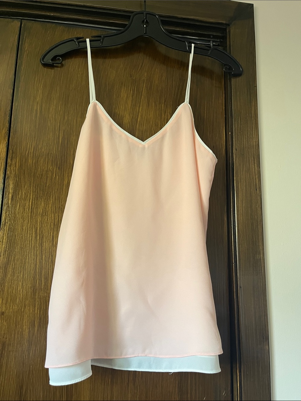 RW&CO. Light Pink Double-Layer Camisole